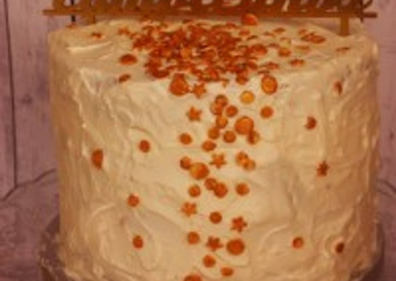 Layer cake de calabaza especiada