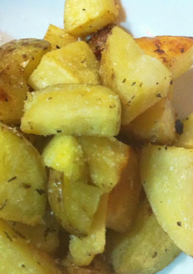 Una foto de Patatas asadas rápidas en microondas
