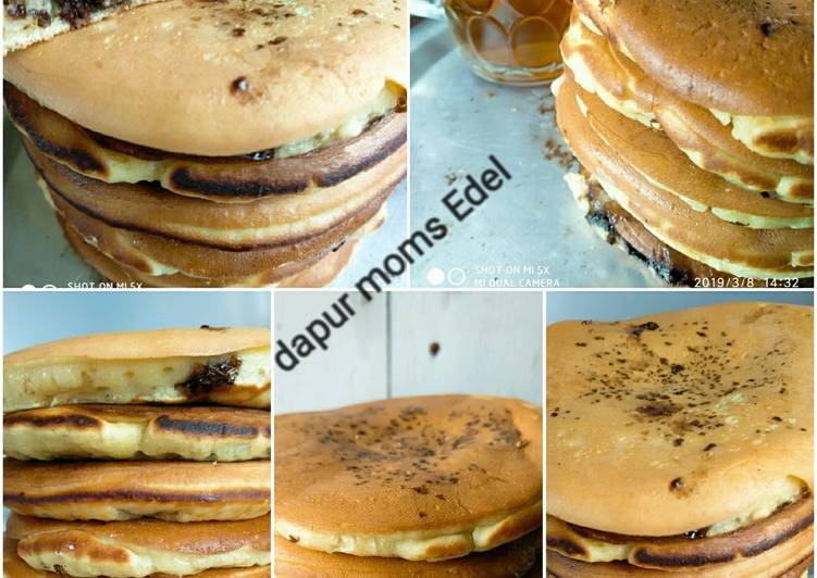 Pancake lapis coklat