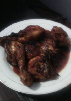 Foto resep ayam bakar bumbu rujak 