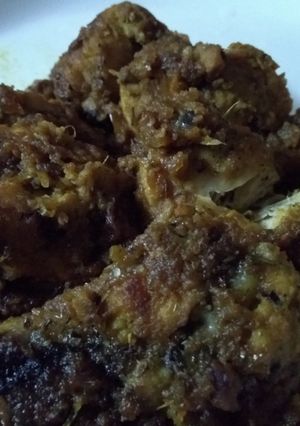 A picture of Chicken kebab.
