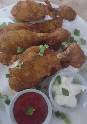 A picture of Fry crispy chicken.