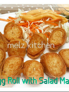 Foto resep Chicken Egg Roll with Salad Mayo