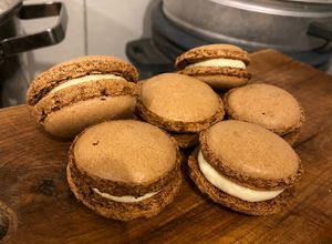 Una foto de Macarons rústicos