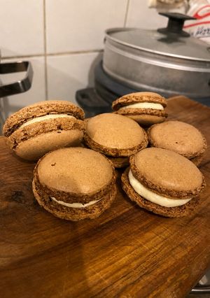 Una foto de Macarons rústicos