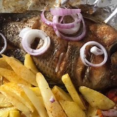 A picture of Grilled fish.