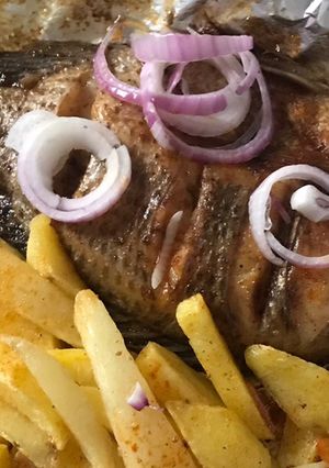 A picture of Grilled fish.