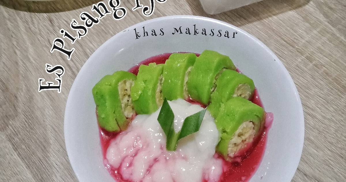 Resep Es Pisang Ijo Khas Makassar Oleh Mamaraffiyya Cookpad