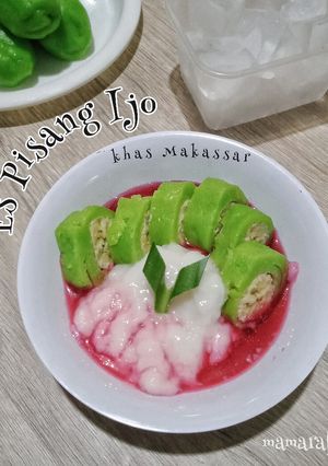 Foto resep Es pisang ijo khas Makassar