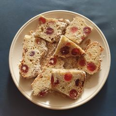 A picture of Glacé Cherry Soda Bread.