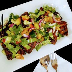 A picture of Healthy tofu salad.