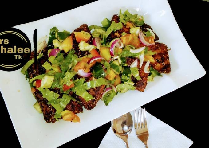 Healthy tofu salad Recipe