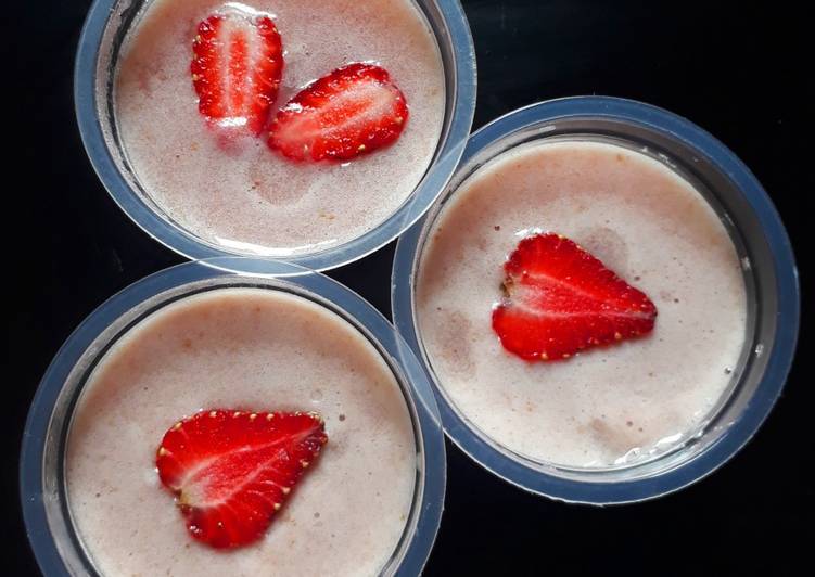 Bahan Puding susu strawberry | Bahan Membuat Puding susu strawberry Yang Bisa Manjain Lidah