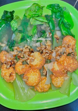 Foto resep Pokcoy tofu baput saus tiram