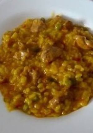 Una foto de Guiso de arroz con Solomillo