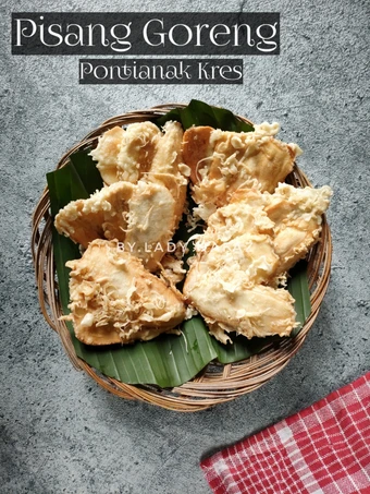 Cara Gampang Membuat Resep Pisang Goreng Pontianak Kres (Gluten Free) yang Lezat Sekali Anti Ribet, Uenak Banget