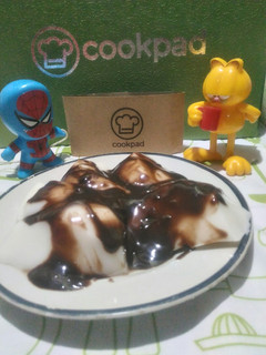 Foto resep Puding SKM putih dengan vla coklat