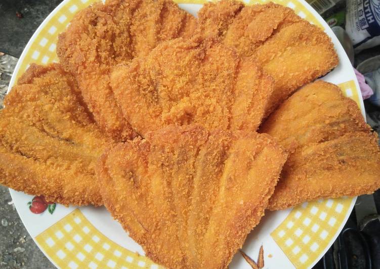 Resep Terbaru 187.<em>pisang goreng kipas</em> Ala Warteg