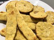 Una foto de bastones de polenta