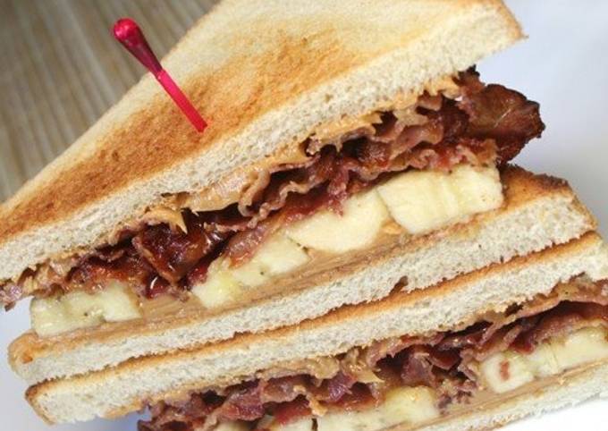 Eredeti Elvis szendvics recept foto