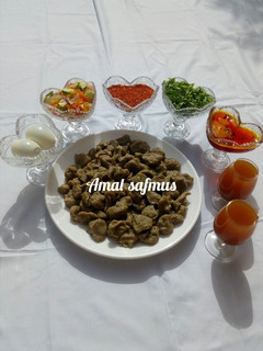 A picture of Flour dumplings (danwake).