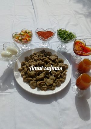 A picture of Flour dumplings (danwake).