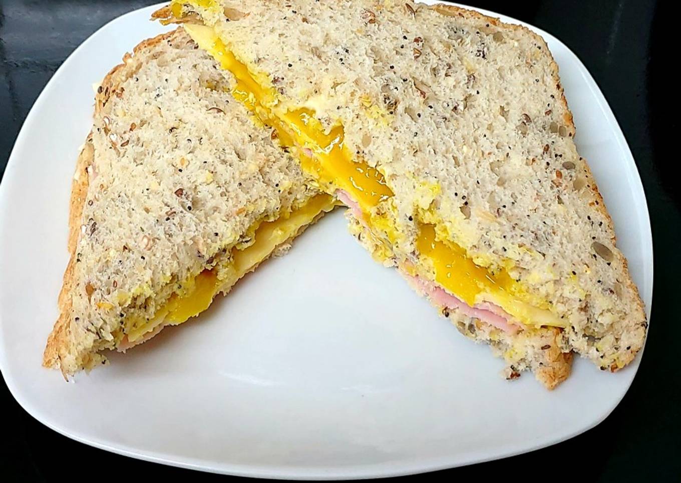 My Ham & Cheese Sandwhich with Piccalili