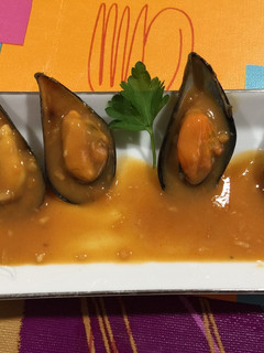 Una foto de Mejillones en salsa