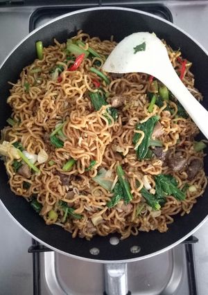 Foto resep Mi goreng ati ampela ayam