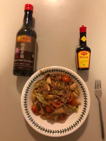 Easy Way Prepare Recipe Butter bean and bacon stir-fry that is Really Delicious, Tasty}