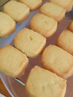 Foto resep Butter cookies / shortbread cookies 3 bahan sederhana