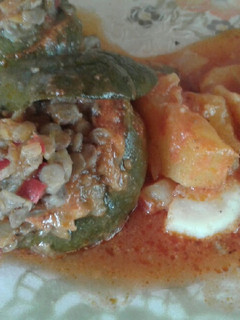 Una foto de Zapallitos rellenos vegetarianos
