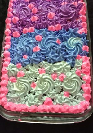 A picture of Chocolate pudding poke cake.