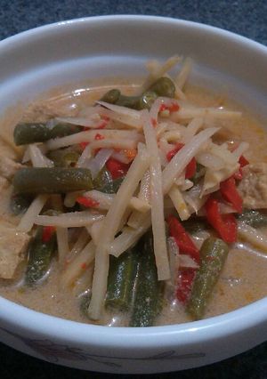 Foto resep Lodeh Rebung Kacang Panjang