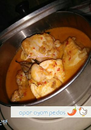 Foto resep Opor ayam pedas cabe cabean 😄🌶🌶🐓