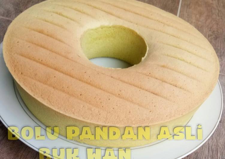 Bolu pandan asli