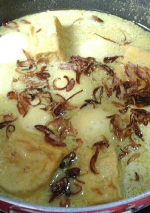 Foto resep Opor Telur dan Tahu