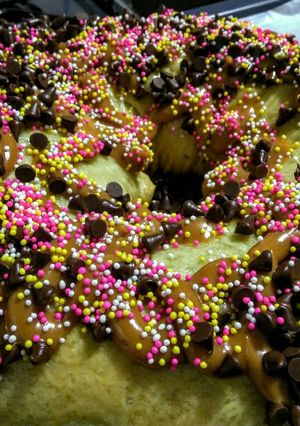 Una foto de ROSCA De Reyes al Limón...!🎅🎅🎅