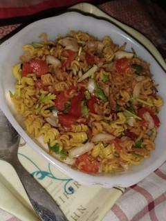A picture of Masala Maggi Bhel.
