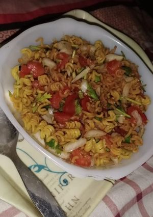 A picture of Masala Maggi Bhel.