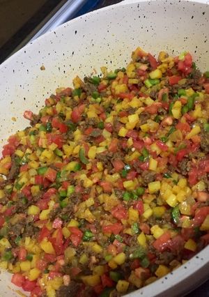 عکسی از دستور غذای مخلوط
