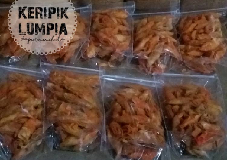 Keripik lumpia balado