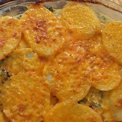 A picture of Spinach and Potato Bake.