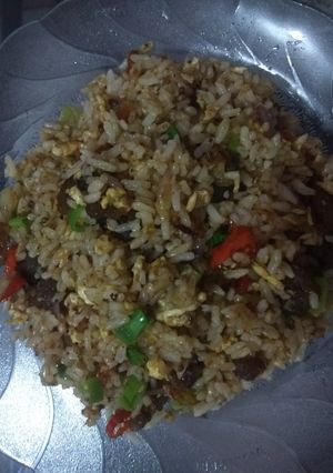 Foto resep Nasi goreng dendeng lemak