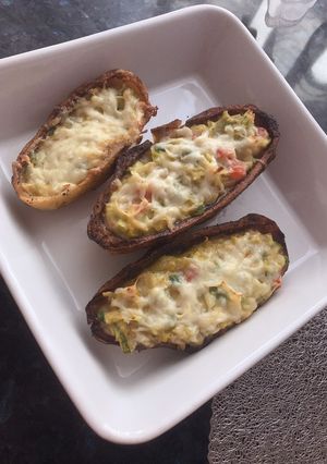 Töltött burgonya recept fotója