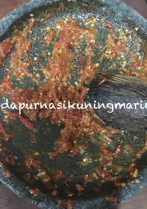 Foto resep Sambal penyet ala warung Tenda lamongan