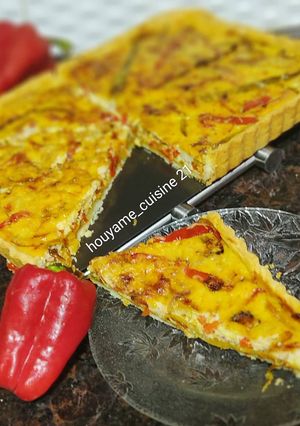 Une photo de Tarte au poivron et au thon