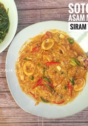 Foto resep Sotong Asam Manis Siram Telor