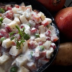 A picture of Russian Salad.