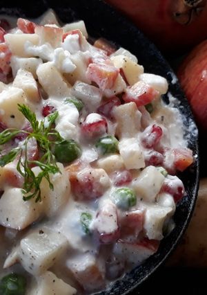 A picture of Russian Salad.